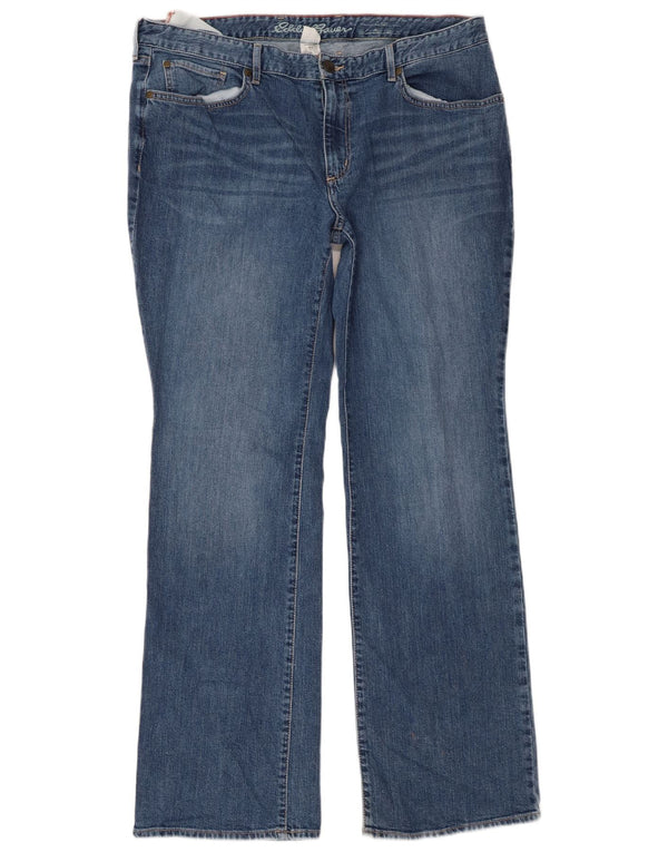 Женские джинсы EDDIE BAUER с пышной юбкой, размер США 16, 2XL, W36, L32, синий хлопок
