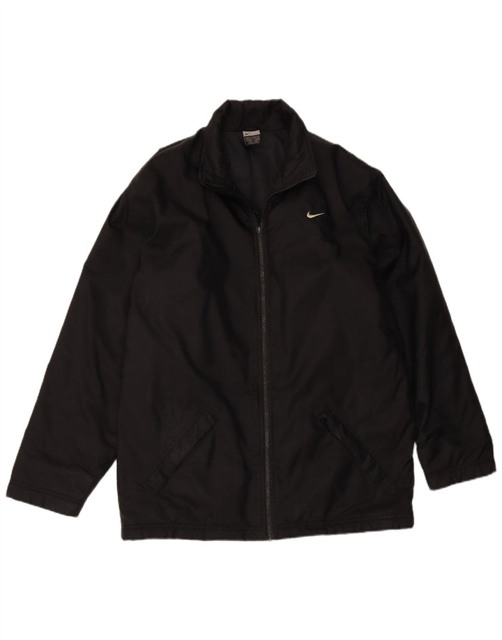 Мужская стеганая куртка NIKE UK 39/41, средний черный нейлон