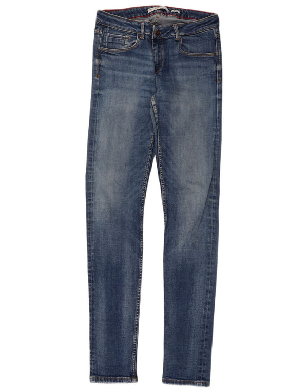 Женские джинсы скинни Zara EU 38, маленькие W28 L31, синие