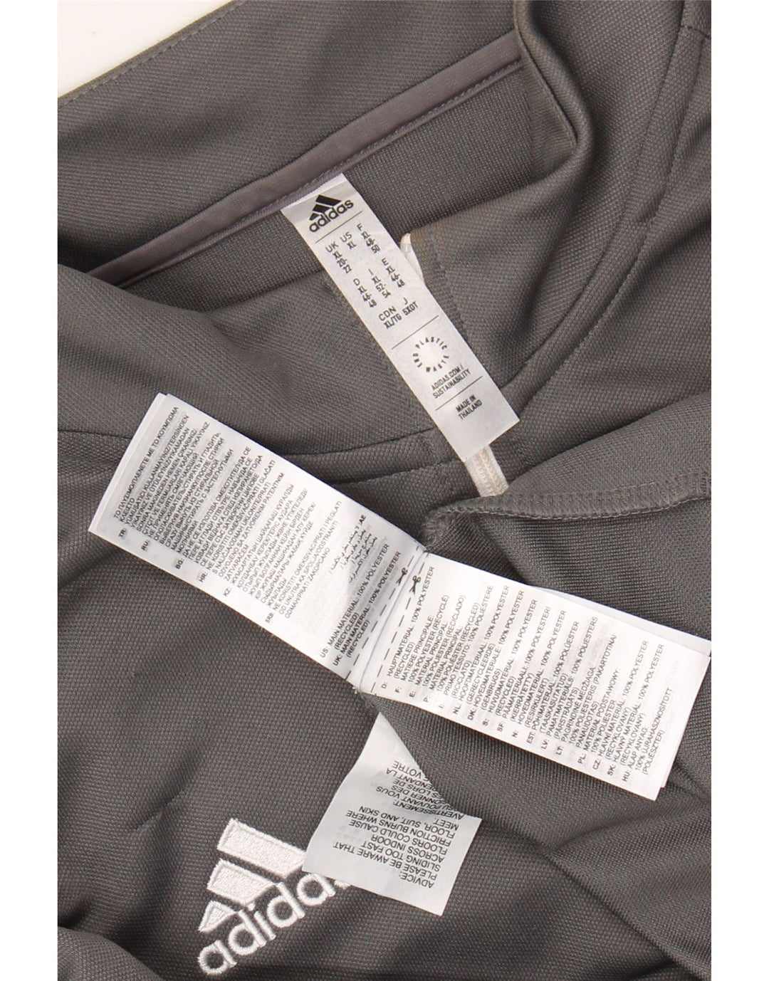 Женский пуловер с воротником на молнии ADIDAS Aeroready, спортивный костюм, топ UK 20/22 XL, серый