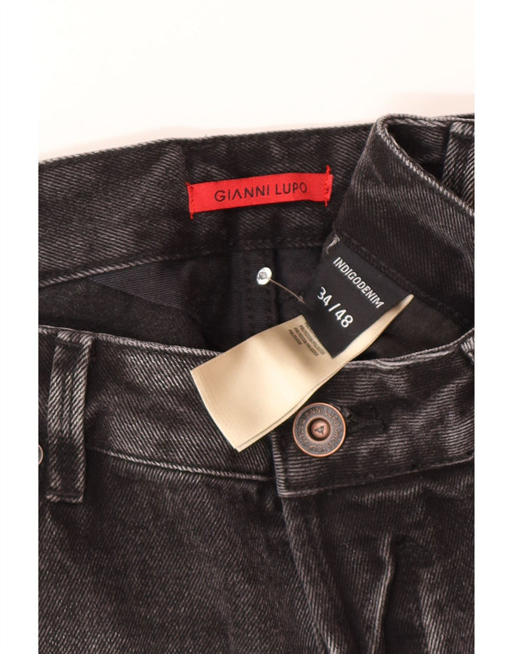 Мужские джинсы Gianni Lupo Брюс с потертостями IT 48 Medium W34 L30 Серые