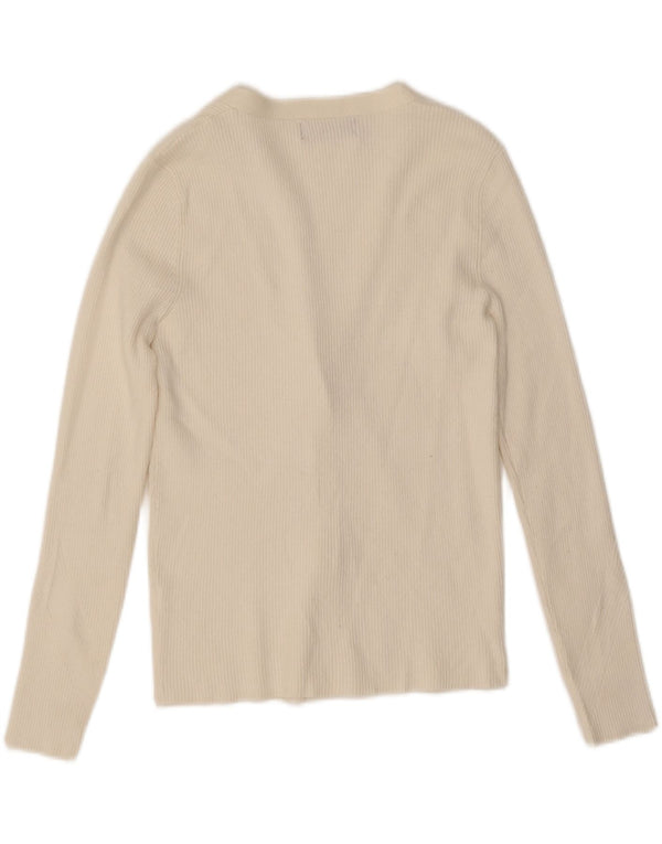 Женский кардиган Marks & Spencer UK 14 Средний Белый