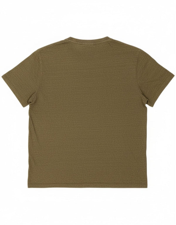 Мужская футболка Superdry Top 2XL, хлопок в полоску цвета хаки