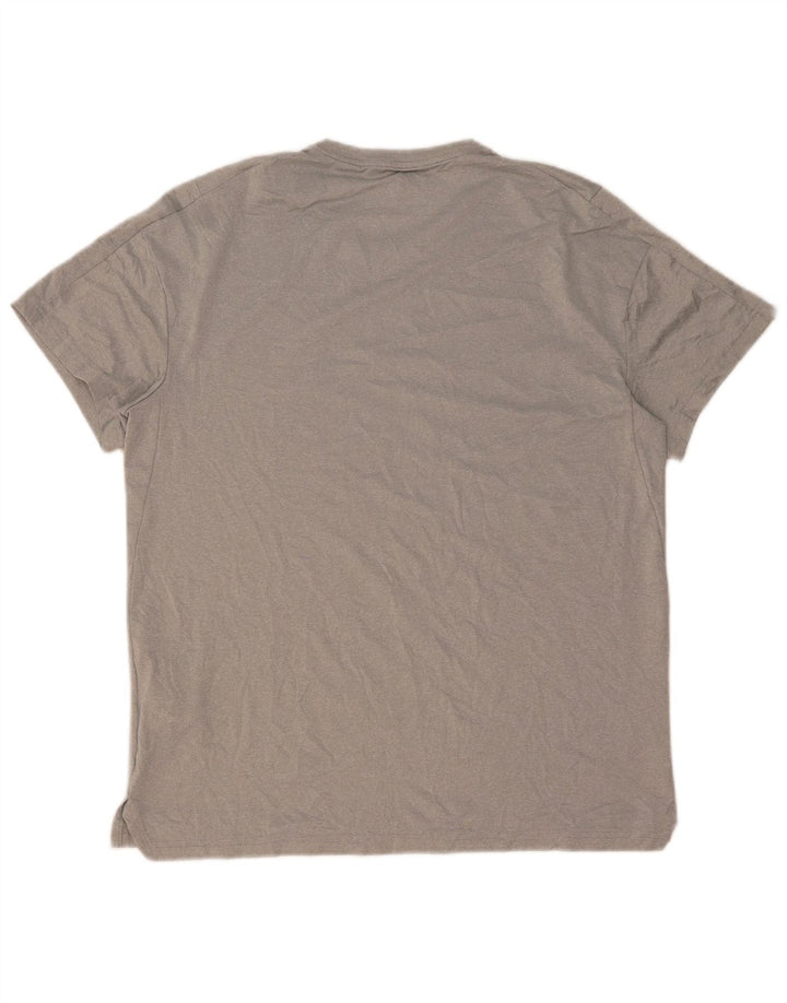 Мужская футболка Nike Dri Fit, большой серый полиэстер