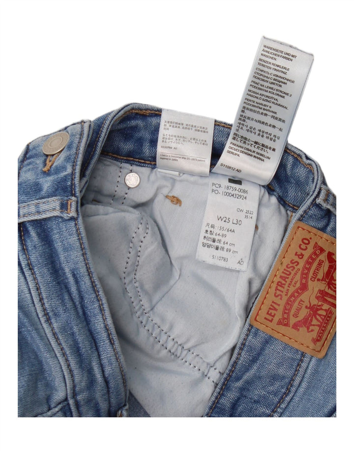 Женские джинсы Levi's 725 Bootcut W25 L30 синие, хлопок