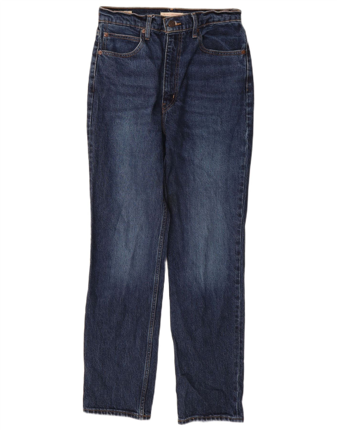 Женские узкие прямые джинсы Levi's W28 L29 синие, хлопок