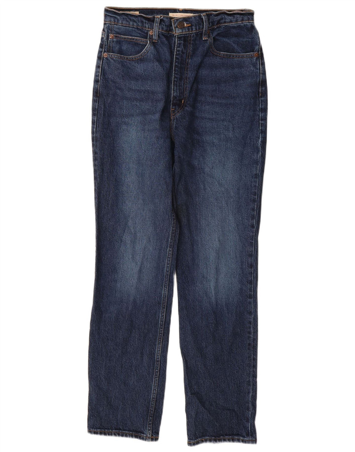 Женские узкие прямые джинсы Levi's W28 L29 синие, хлопок