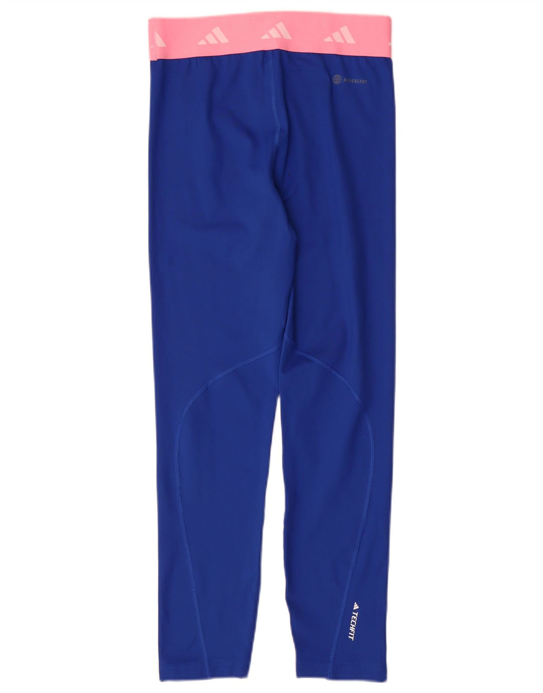 Леггинсы Adidas Girls Tech Fit с рисунком, 13–14 лет, синие с цветными блоками