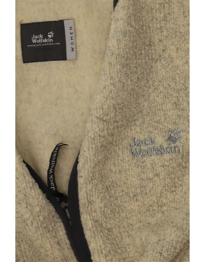 Женская флисовая куртка Jack Wolfskin UK 14 средний бежевый