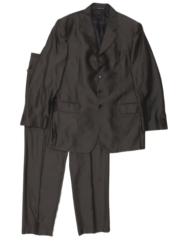 Мужской костюм из 2 предметов Carlo Pignatelli IT 52 XL W34 L30, серый ацетат, с 4 пуговицами