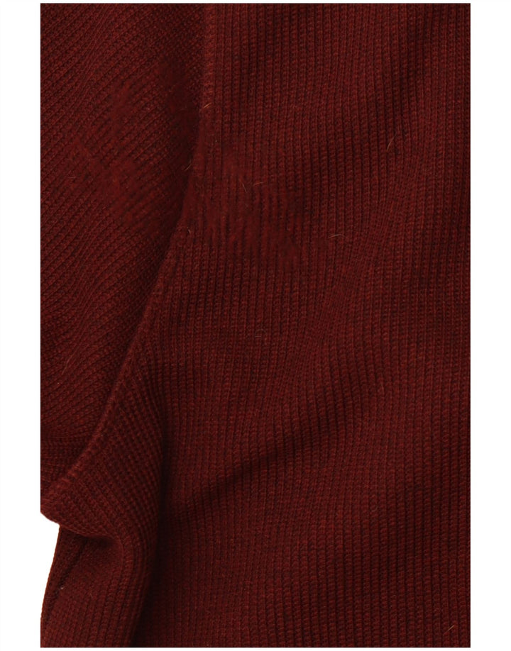 Мужской свитер с капюшоном на молнии WEIRD FISH 3XL темно-бордовый из полиэстера