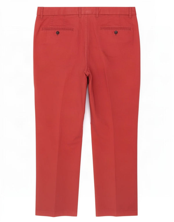 Мужские брюки-чиносы Marks & Spencer Blue Harbour Regular W44 L29 красные