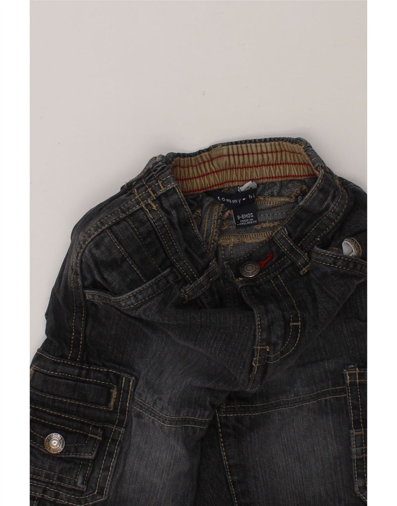 TOMMY HILFIGER Baby Boys Cargo Shorts 3-6 Months W16 Black Cotton Vintage Tommy Hilfiger and Second-Hand Tommy Hilfiger from Messina Hembry 