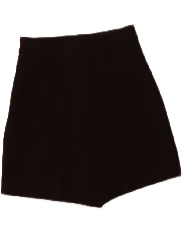 MASSIMO DUTTI Womens Chino Shorts EU 34 2XS W24 Black Polyester