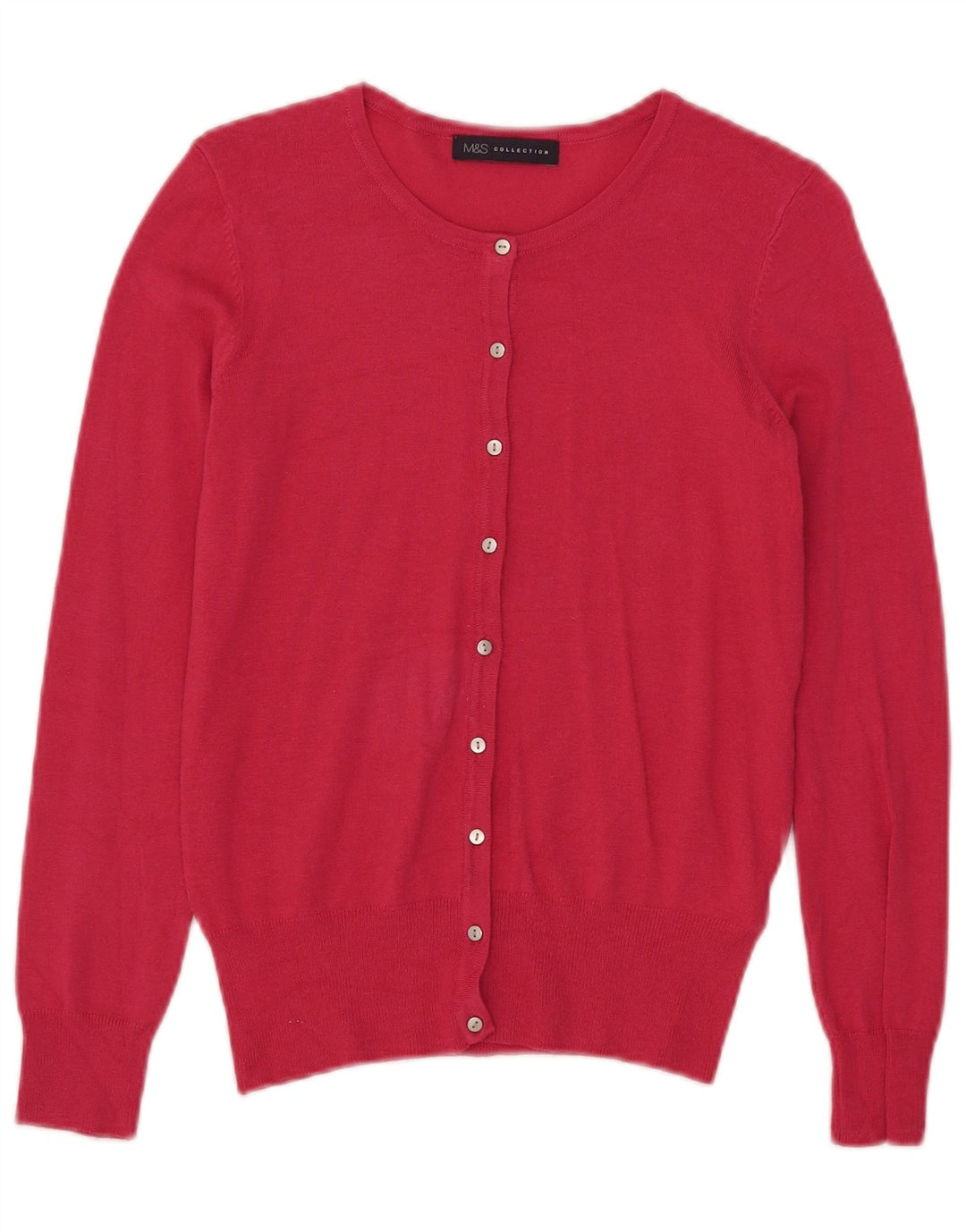Женский кардиган Marks & Spencer, Великобритания, 8, маленький, розовый, вискоза