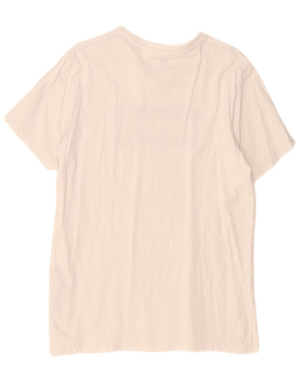 Женская футболка с рисунком Levi's Top UK 18 XL, белый хлопок