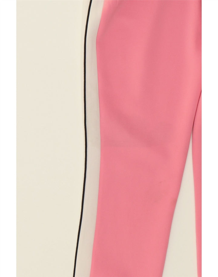 ELLESSE Womens Tracksuit Trousers Joggers EU 36 Small Pink Polyester Vintage Ellesse and Second-Hand Ellesse from Messina Hembry 