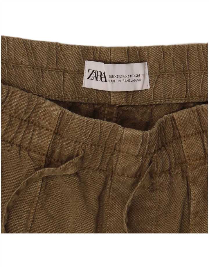 Женские повседневные шорты Zara XS W24 Хаки