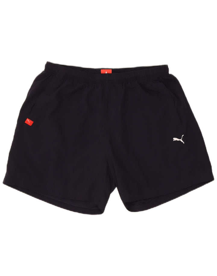 Мужские спортивные шорты Puma XL темно-синие из полиэстера