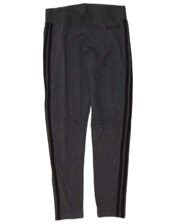 Женские леггинсы ADIDAS UK 8/10, маленькие серые, хлопковые