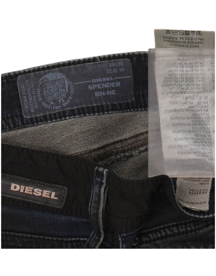 Мужские джинсы скинни DIESEL Spender W32 L30, синий хлопок