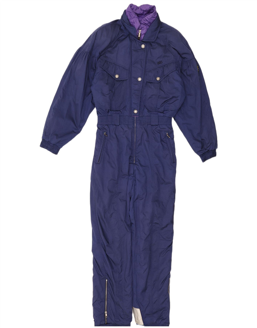 Женский лыжный комбинезон ASICS UK 16, темно-синий, большой размер