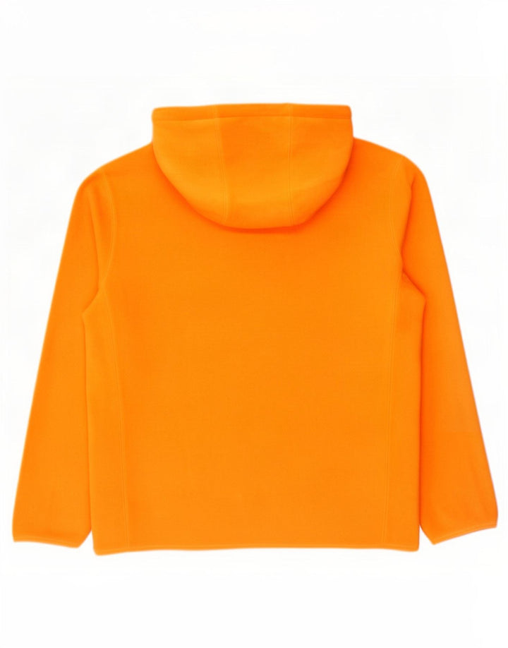 Мужской флисовый джемпер с капюшоном Superdry, большой оранжевый, полиэстер