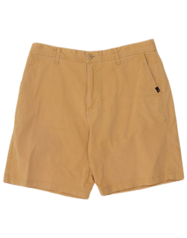 Мужские шорты чинос свободного кроя Quiksilver, маленькие, бежевые, хлопковые, W30