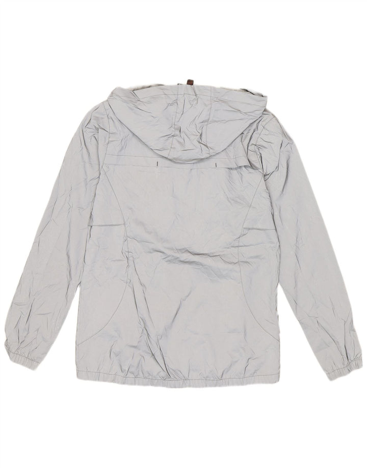 Женская дождевик с капюшоном Mountain Warehouse UK 12, средний серый полиэстер