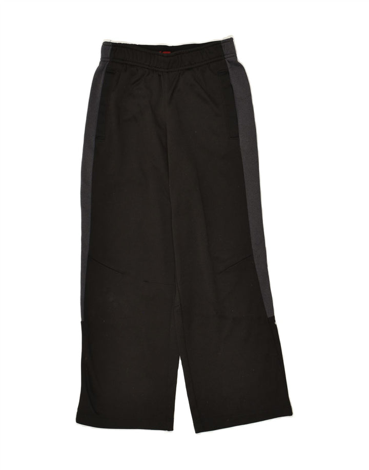 RUSSEL Boys Tracksuit Trousers 7-8 Years Medum Black Polyester | Vintage RUSSEL | Thrift | Second-Hand RUSSEL | Used Clothing | Messina Hembry 