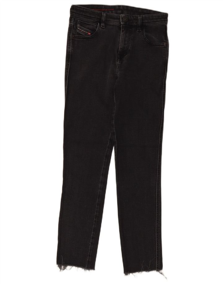 Женские узкие джинсы Diesel W24 L26, черный полиакрил