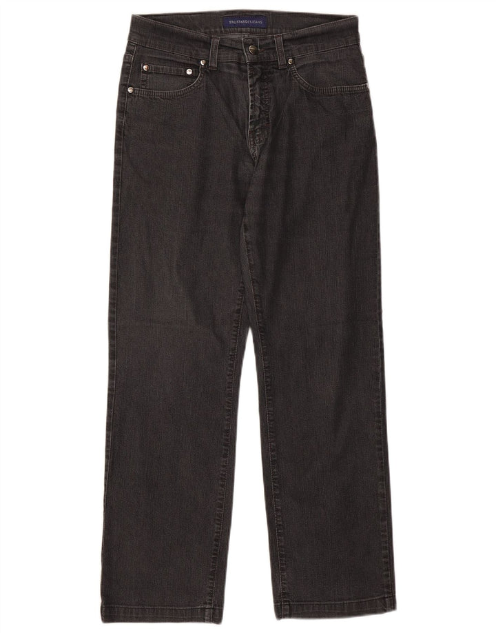 TRUSSARDI Женские прямые джинсы W31 L27 Серые