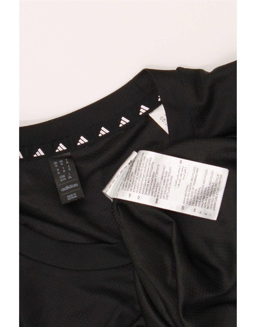 Мужская футболка Adidas Aeroready Top XL, черный полиэстер