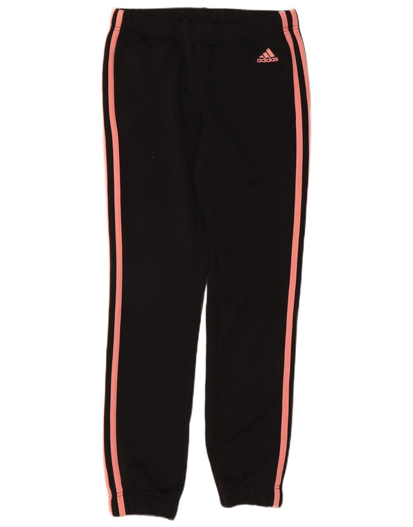 Женские спортивные брюки Adidas Joggers UK 8/10, маленький черный полиэстер