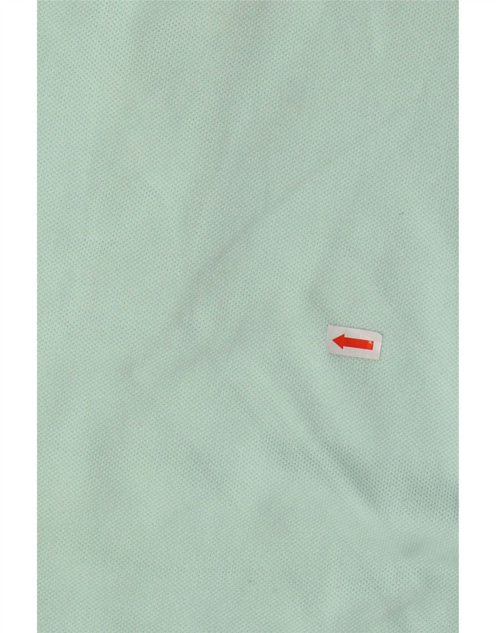 Мужская рубашка-поло LACOSTE, размер 6 XL, бирюзовый хлопок