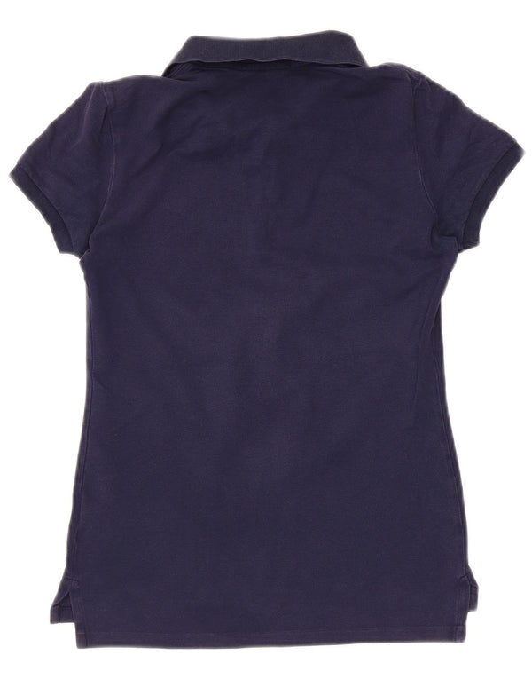 Женская рубашка поло Polo Ralph Lauren UK 6 XS Темно-синяя, хлопок