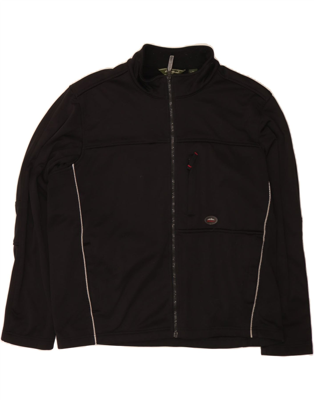 EDDIE BAUER Mens Tracksuit Top Jacket XL Black Polyester Vintage Eddie Bauer and Second-Hand Eddie Bauer from Messina Hembry 