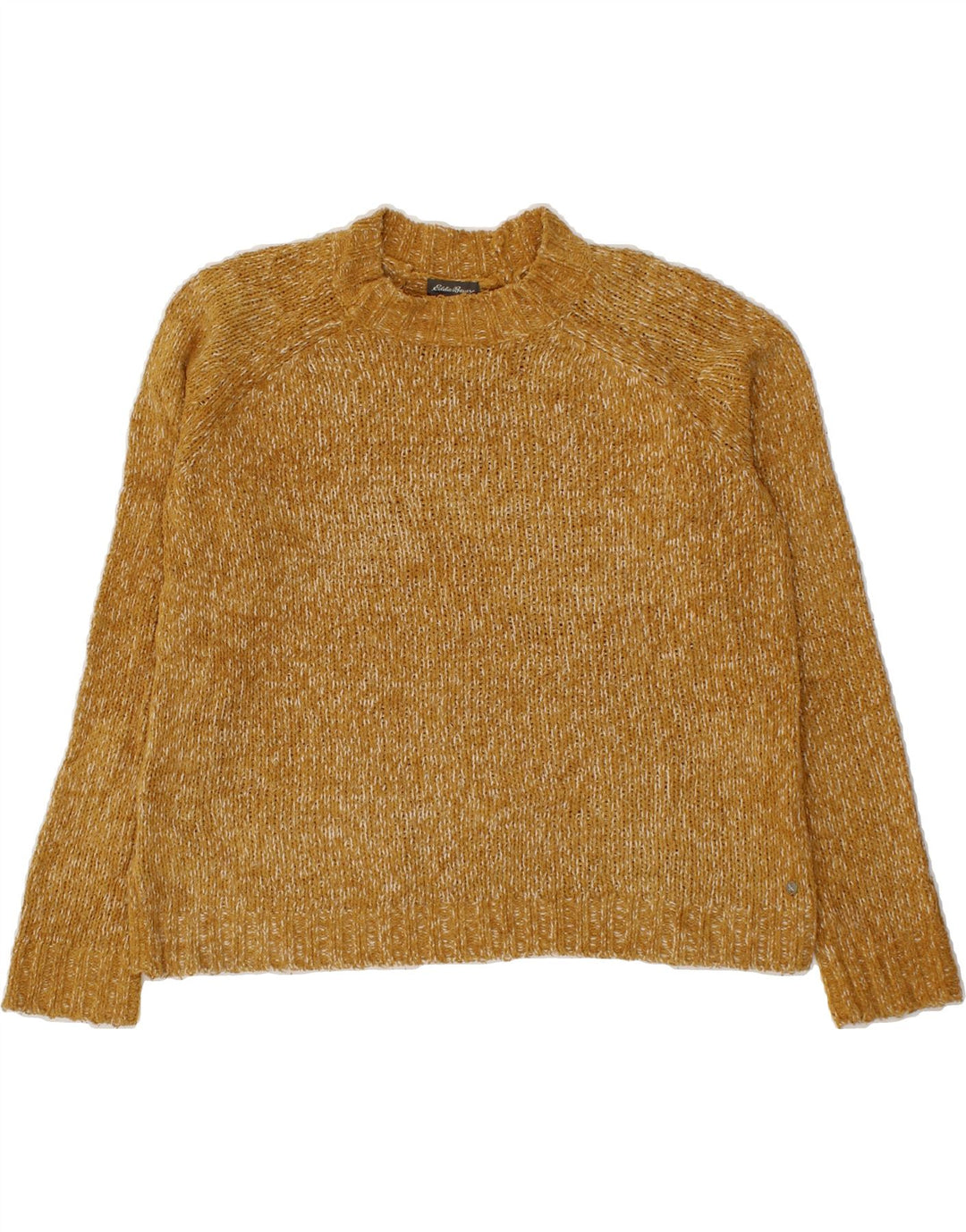 EDDIE BAUER Womens Turtle Neck Jumper Sweater UK 10 Small Brown Flecked Vintage Eddie Bauer and Second-Hand Eddie Bauer from Messina Hembry 