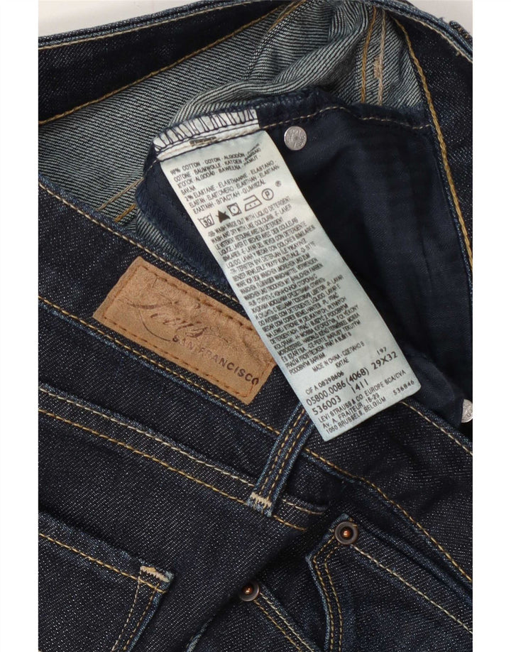 Женские узкие джинсы Levi's W29 L32, темно-синий, хлопок