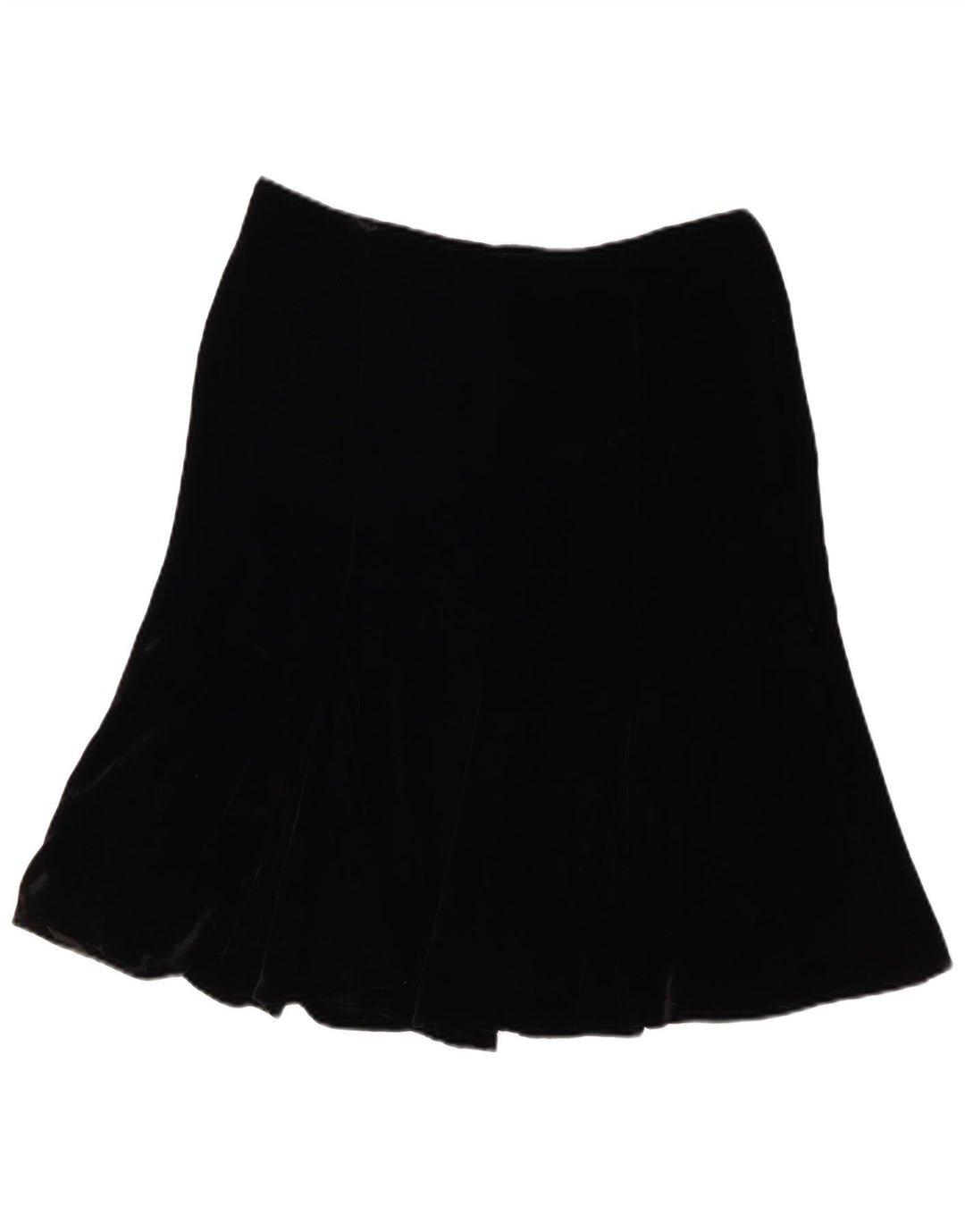 LUISA SPAGNOLI Женская велюровая юбка-труба IT 44 Medium W30 Черная вискоза