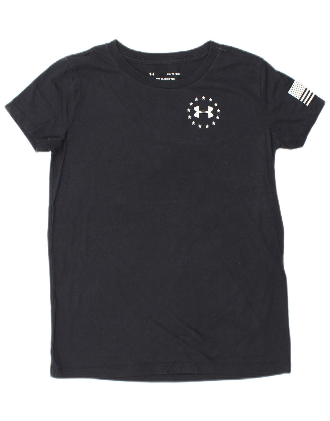 Женская футболка с рисунком UNDER ARMOR UK 6 XS, черная полоска