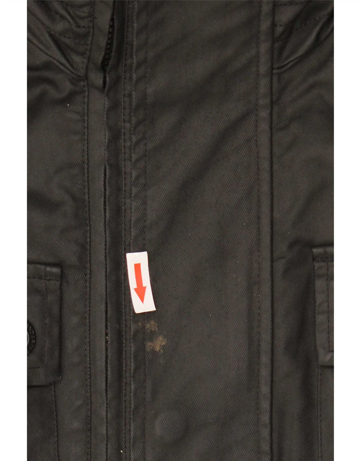 Мужская куртка Superdry в стиле милитари UK 44 2XL, черный хлопок