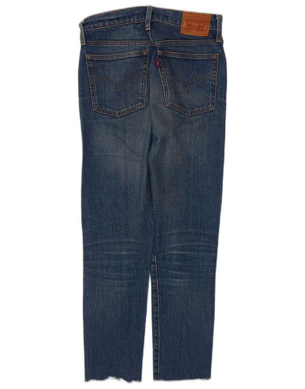 Женские узкие джинсы Levi's, маленькие W25 L26, синие, хлопок
