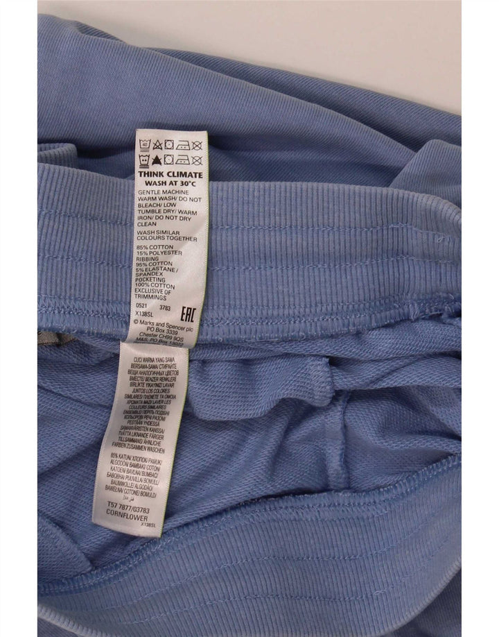 Женские спортивные брюки Marks & Spencer, джоггеры, Великобритания, 12, средний синий, хлопок