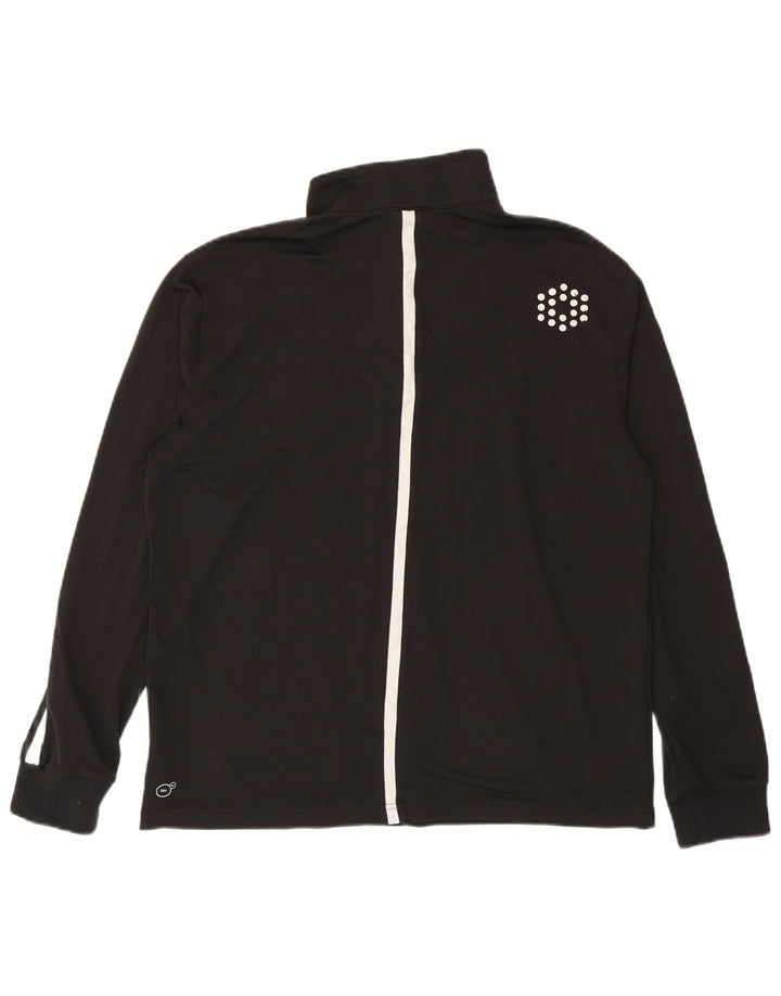 Мужской пуловер с воротником на молнии Puma, большой черный полиэстер