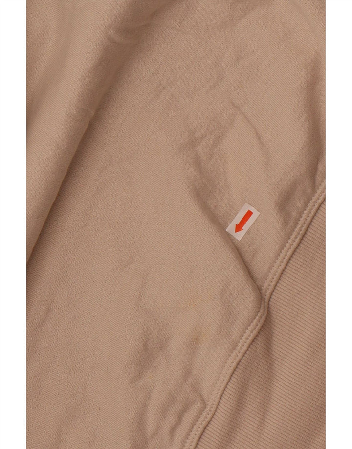 Женский свитер с рисунком Calvin Klein UK 16, большой размер, бежевый хлопок