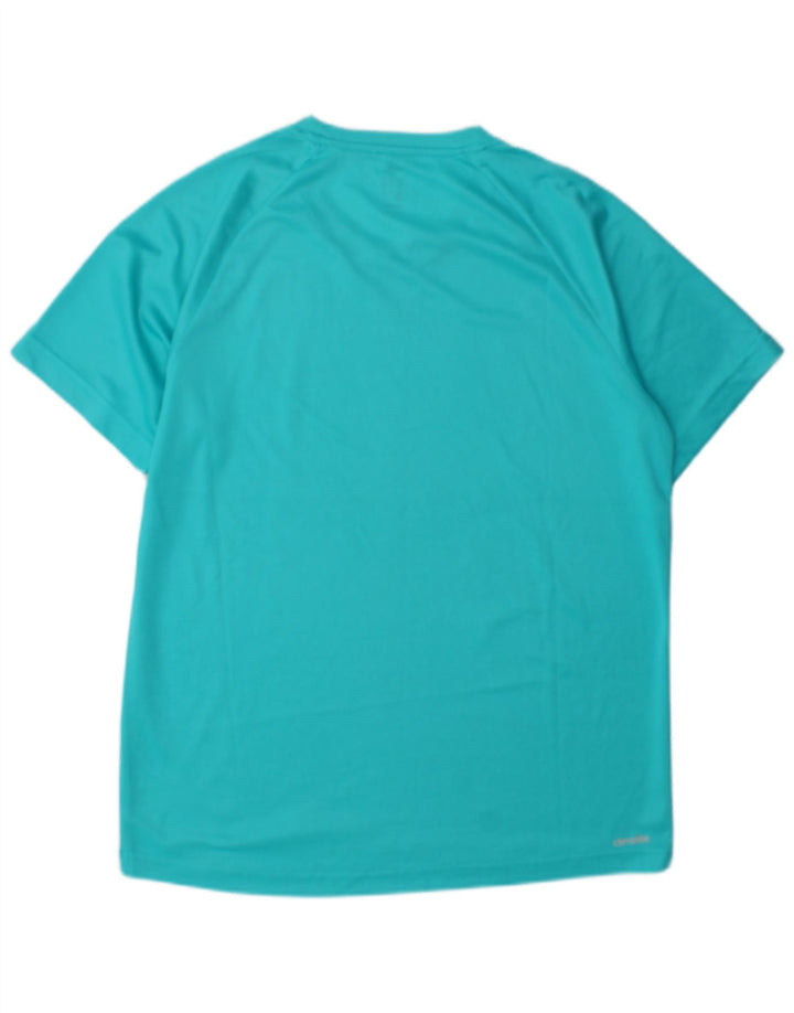 Мужская футболка Adidas Climalite Top Medium Бирюзовый