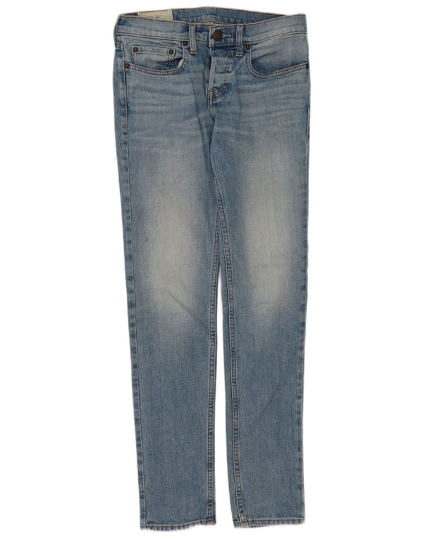 Женские узкие джинсы Hollister W28 L30, синий хлопок