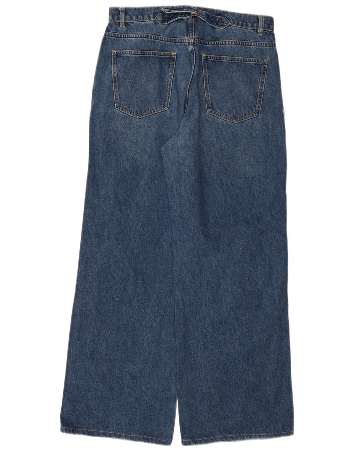 Женские широкие джинсы Massimo Dutti EU 40 Medium W30 L30, синий хлопок