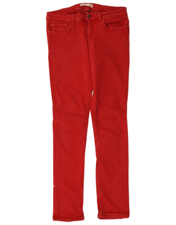 Женские джинсы скинни Zara EU 40 Medium W30 L30 Красные